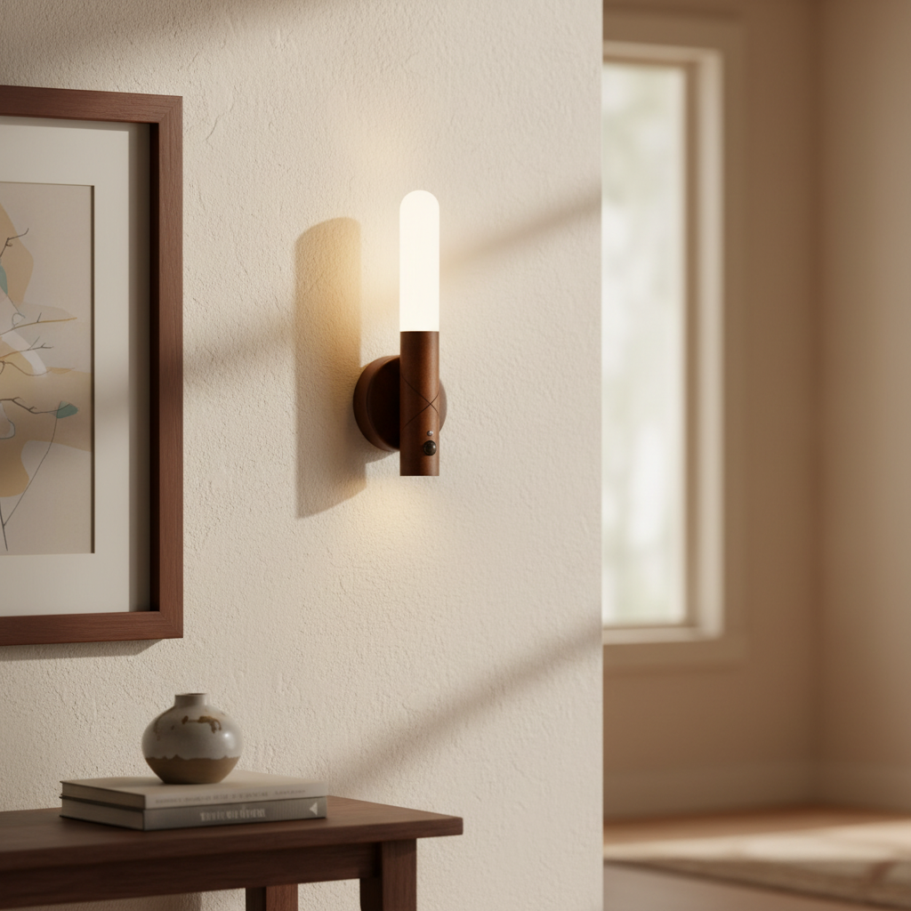Wooden LED Wall Light