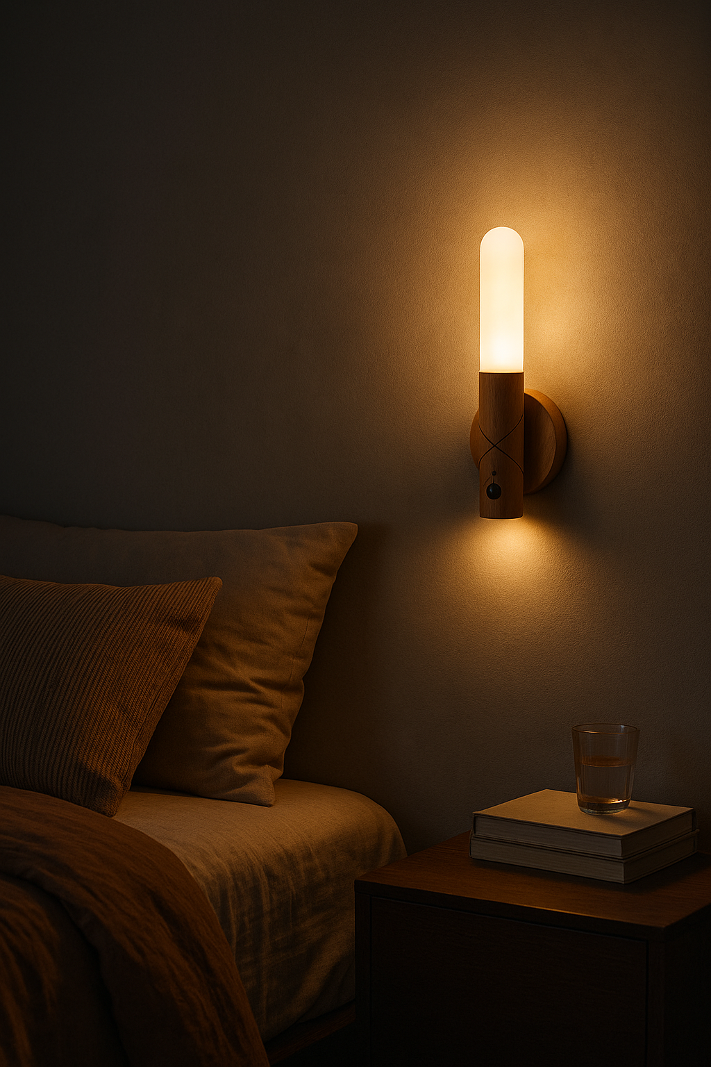 Wooden LED Wall Light
