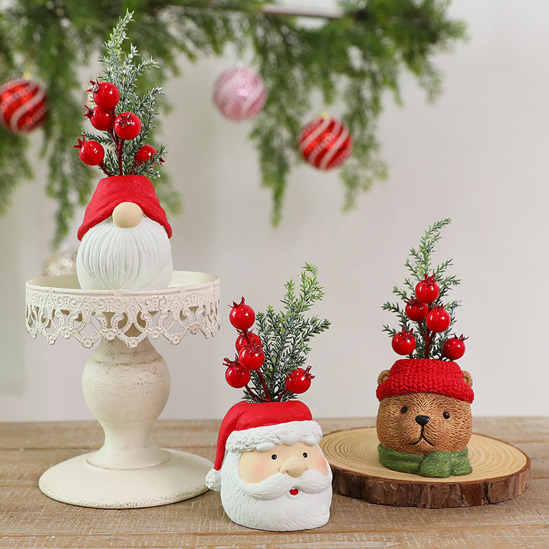 Resin Christmas Gnome Doll