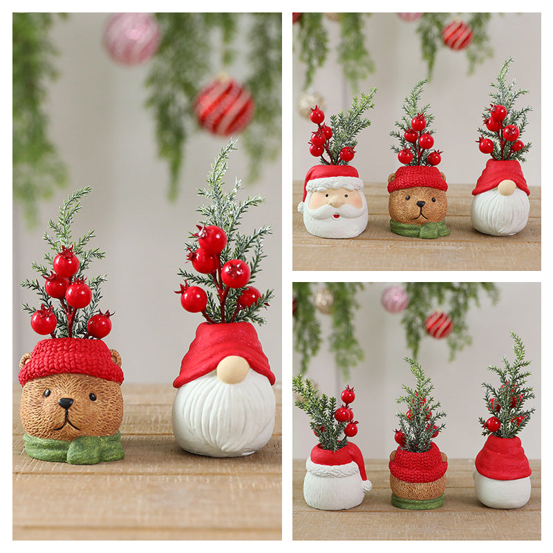 Resin Christmas Gnome Doll