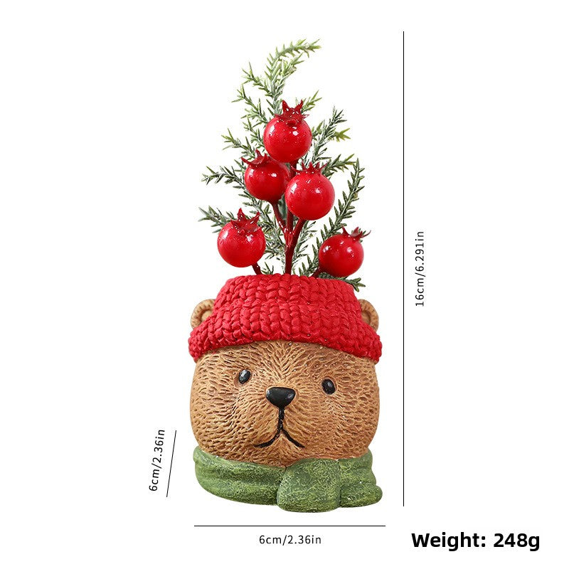 Resin Christmas Gnome Doll